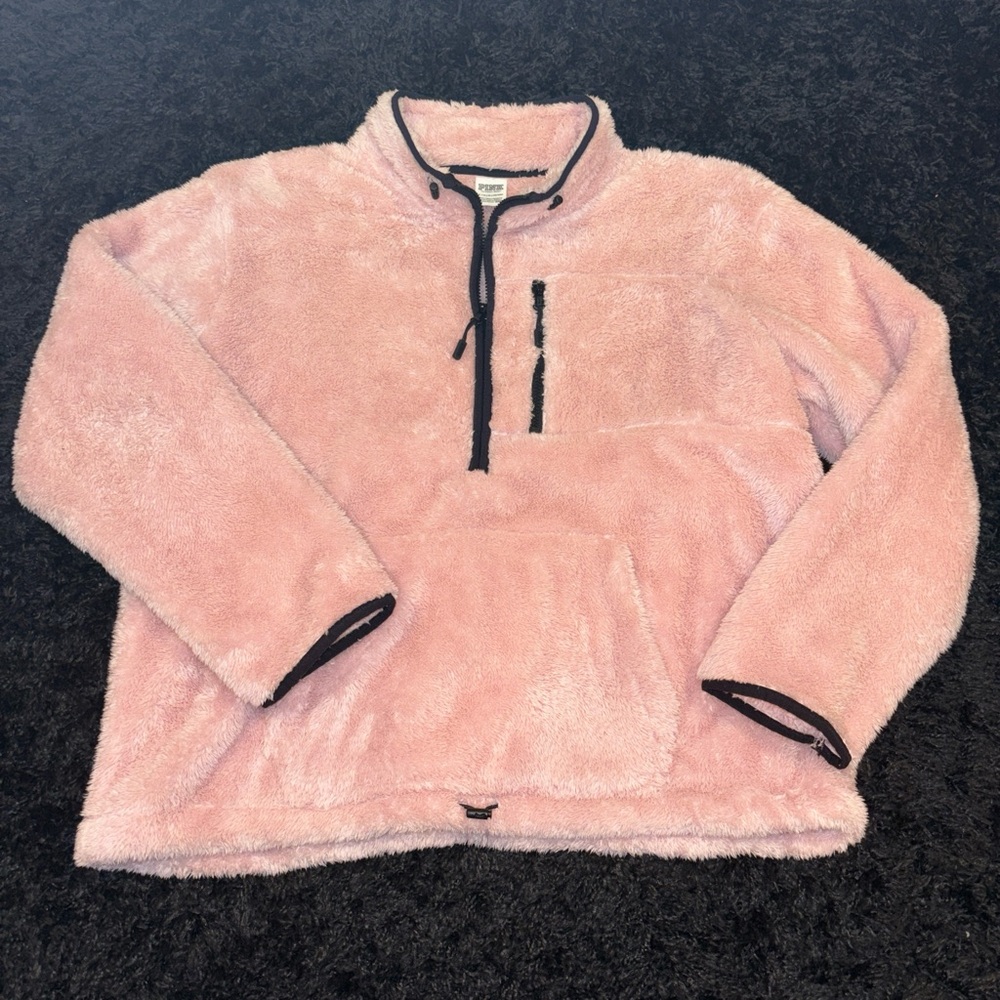 PINK Victoria's Secret Soft Pink Fleece Hoodie